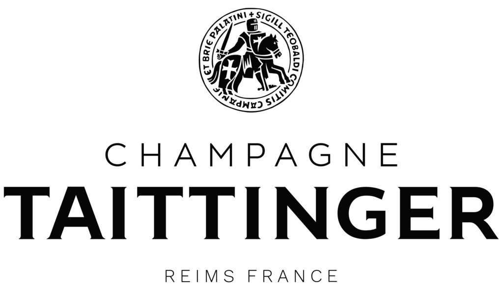 Taittinger logo 2023 BLACK